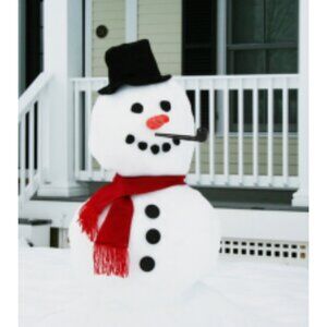 14-Piece Snowman Kit | Outdoor Winter Snowman Building Set | Holiday Fun